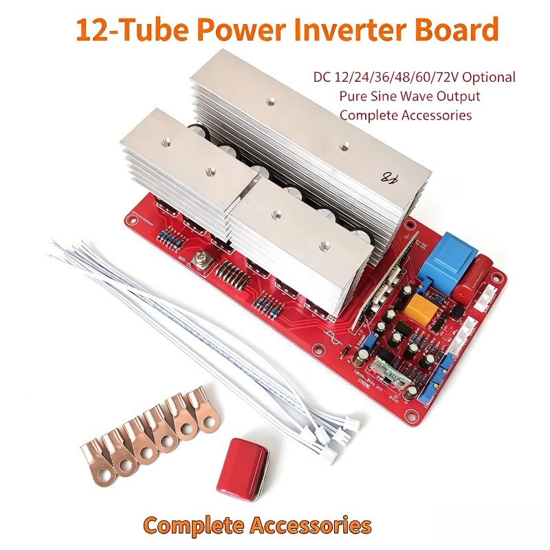 12 Tube Pure Sine Wave Inverte - огляд і ціна Pure Sine Wave Inverter Board 24V 48V