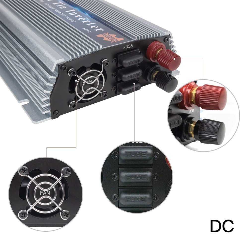 1000-1400W Grid Tie Micro Sola - огляд і ціна Micro Inverter 1400W Solar Grid Tie