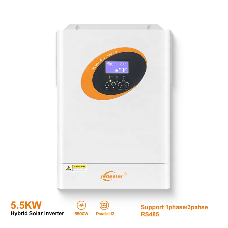 5.5Kw 5Kw Pure Sine Wave Mppt  - огляд і ціна Hybrid Solar Inverter 5.5Kw Mppt 48V