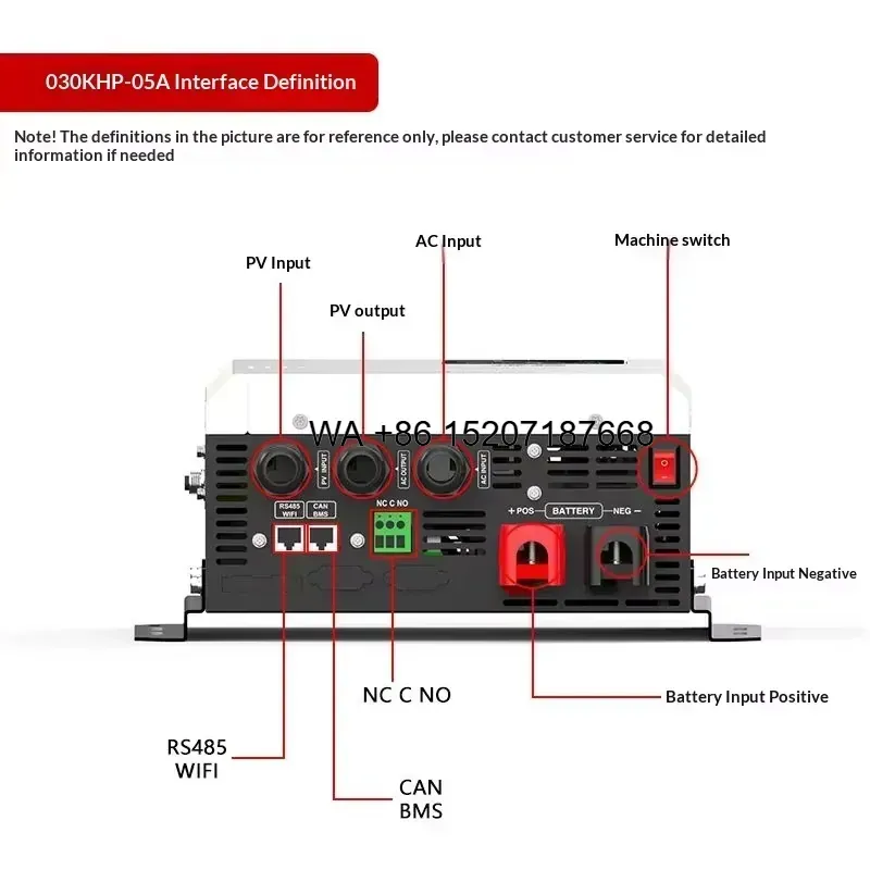 Wmwmnu for Hybrid Single Phase - огляд і ціна Hybrid Solar Inverter 5.5Kw Mppt 48V