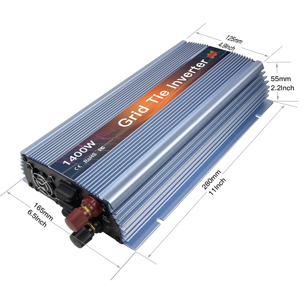 1400W Grid Tie Micro Solar Inv - огляд і ціна Micro Inverter 1400W Solar Grid Tie