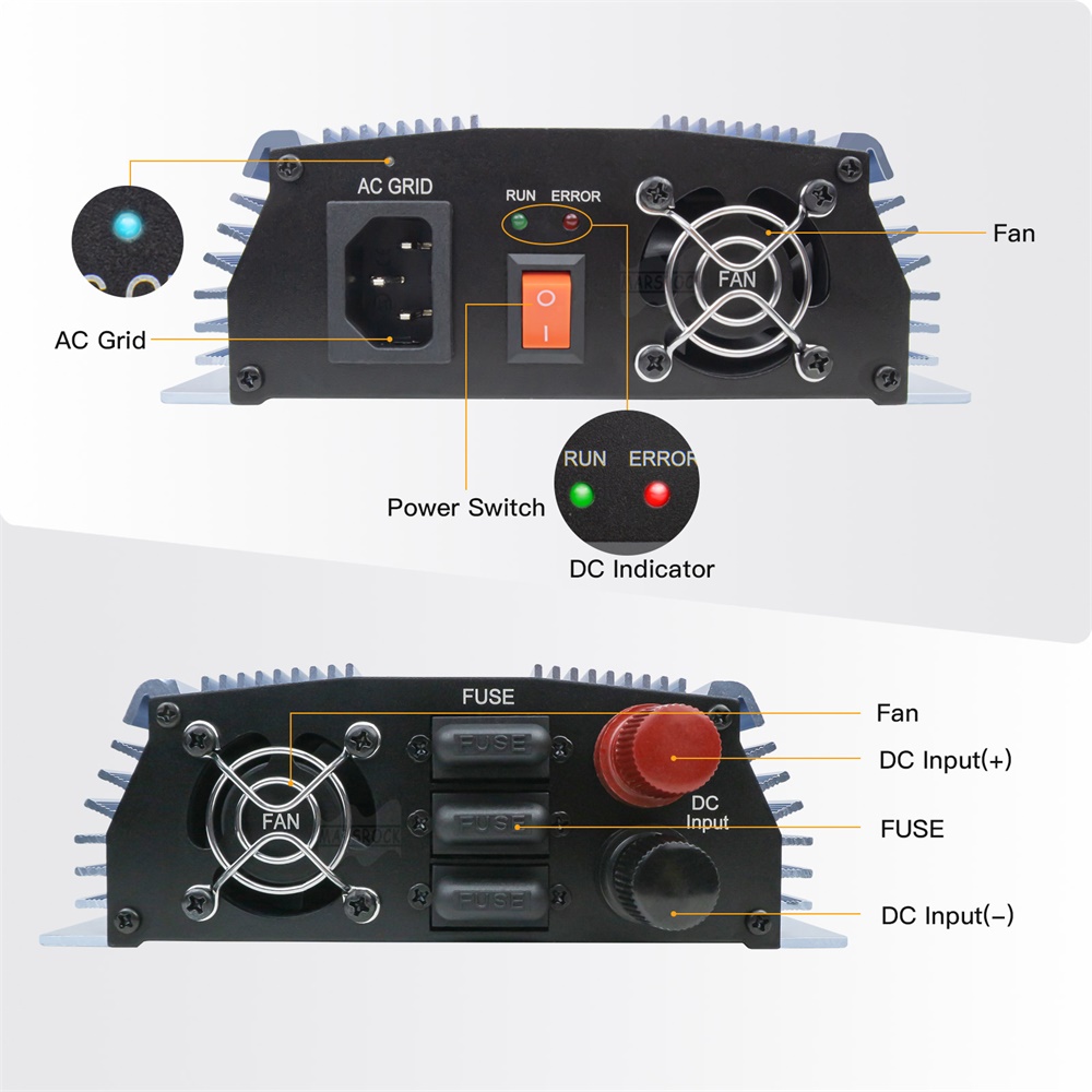 1400W Grid Tie Micro Solar Inv - огляд і ціна Micro Inverter 1400W Solar Grid Tie